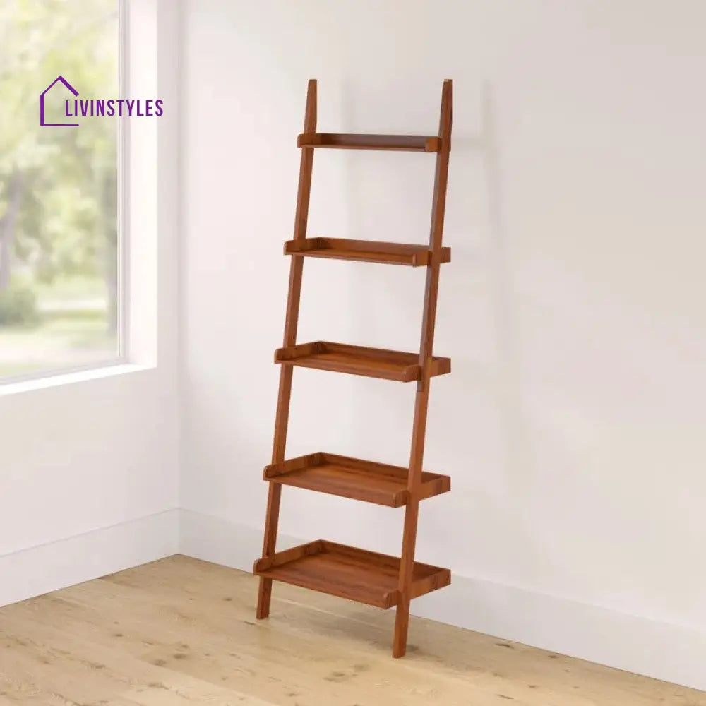 Milana Solid Wood Bookshelves | Bookshelf for Living Room | Bedroom | Drawing Room | Study Room