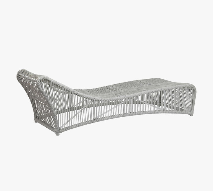 Arcuri Outdoor Swimming Poolside Lounger Braided & Rope