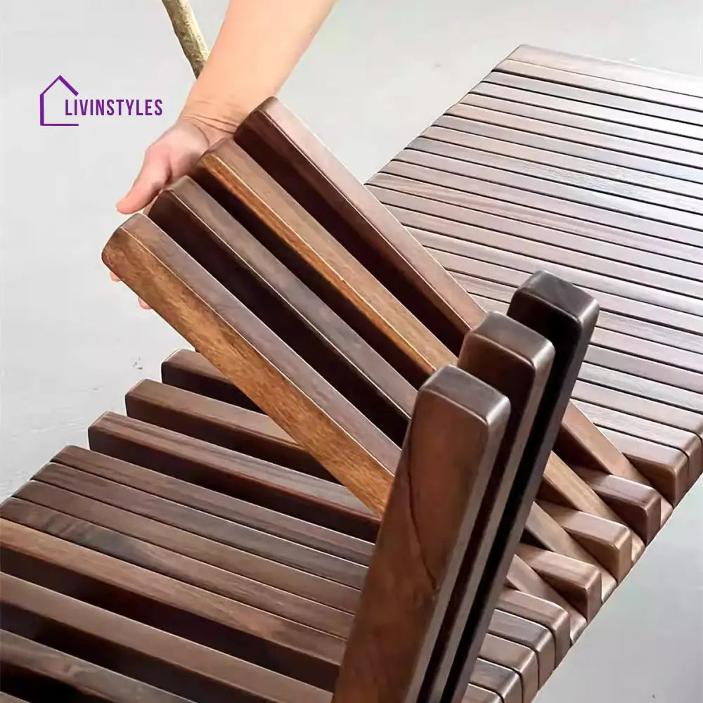 Creative Foldable Wooden Bench FURNITURE