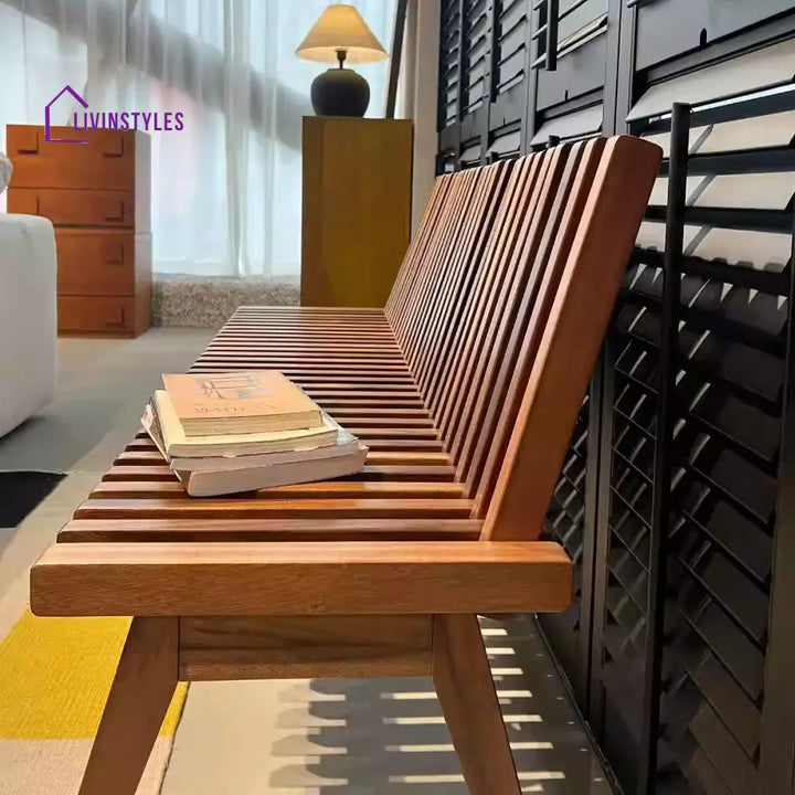Creative Foldable Wooden Bench FURNITURE