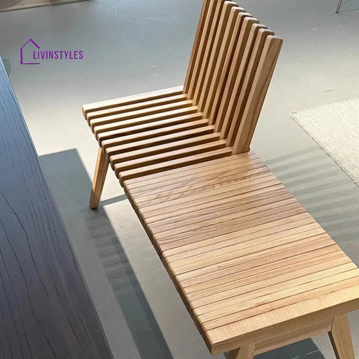 Creative Foldable Wooden Bench 120CM LENGTH-47INCH / NATURAL FURNITURE