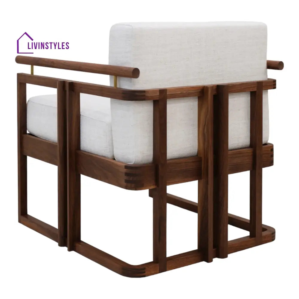 Minal 1 Seater Teak Wood Sofa Sofas