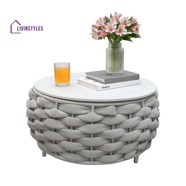 Minami Nest Shape 3-Piece Hand-Woven Rope Patio Set - Patio Set