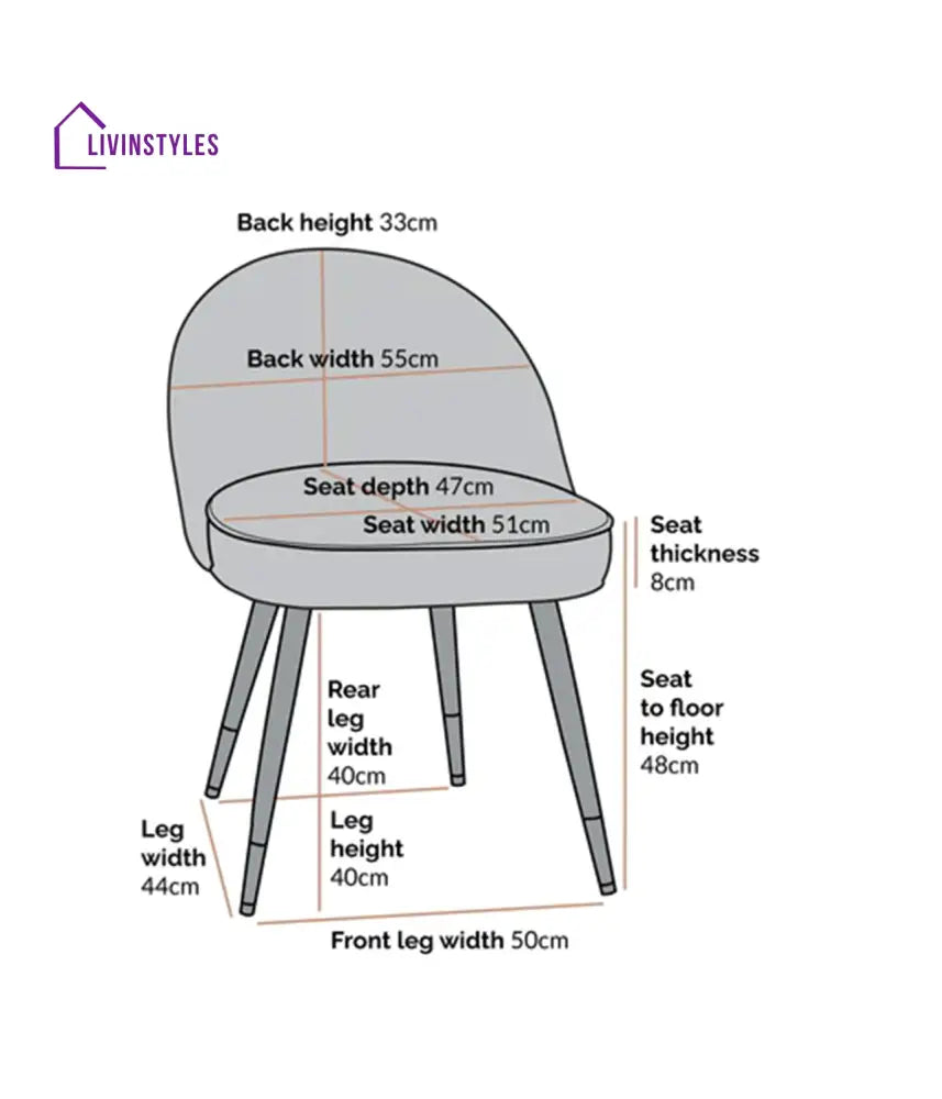 Minimalist Velvet Dining Table Chair Black Furniture