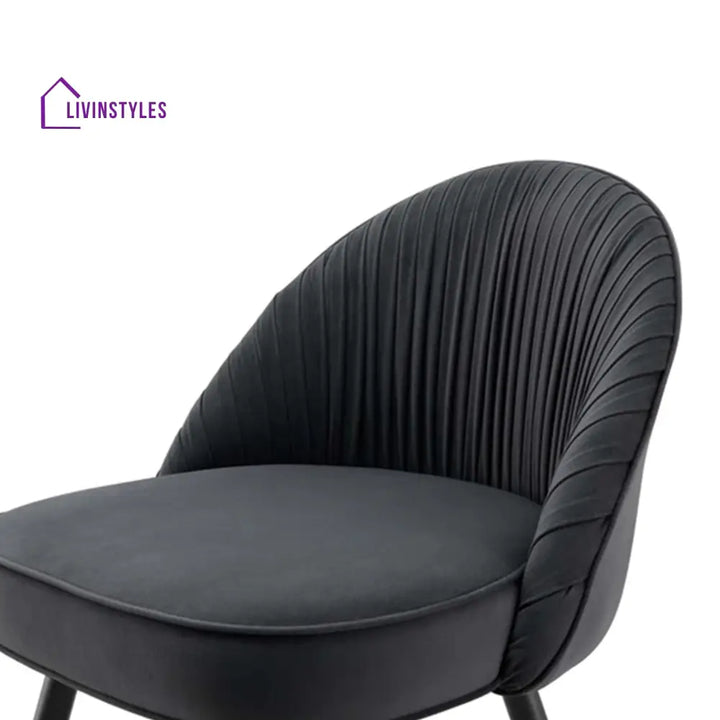 Minimalist Velvet Dining Table Chair Black Furniture