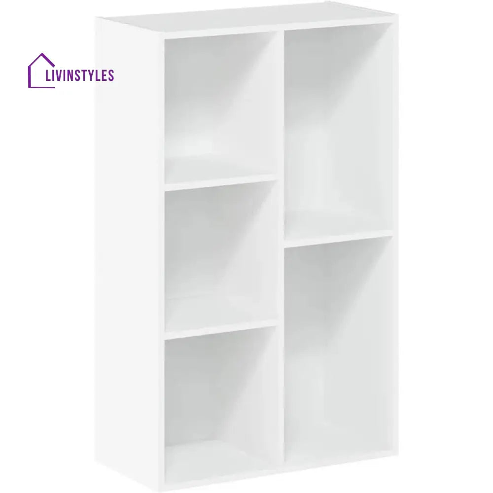 Mira Engineered Wood Bookshelves | Bookshelf for Living Room | Bedroom | Drawing Room | Study Room