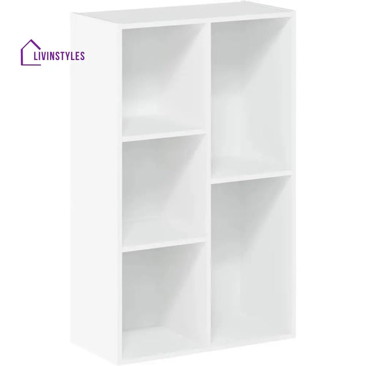 Mira Engineered Wood Bookshelves | Bookshelf for Living Room | Bedroom | Drawing Room | Study Room