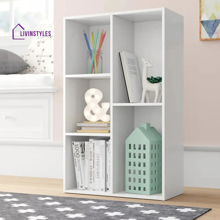 Mira Engineered Wood Bookshelves | Bookshelf for Living Room | Bedroom | Drawing Room | Study Room
