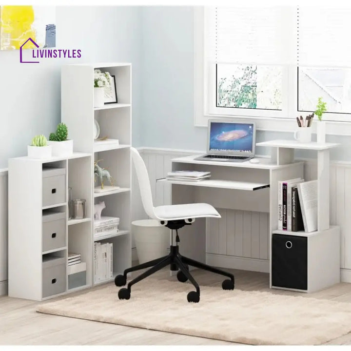 Mira Engineered Wood Bookshelves | Bookshelf for Living Room | Bedroom | Drawing Room | Study Room