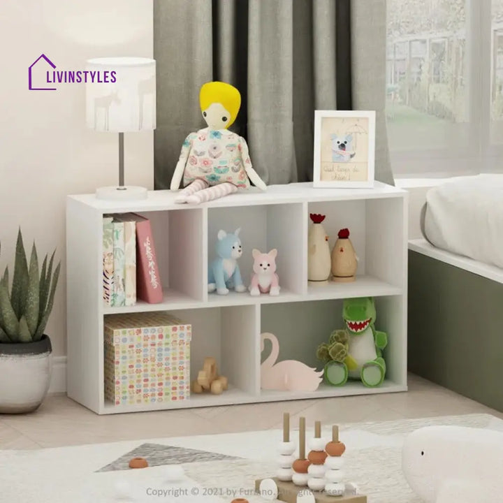Mira Engineered Wood Bookshelves | Bookshelf for Living Room | Bedroom | Drawing Room | Study Room