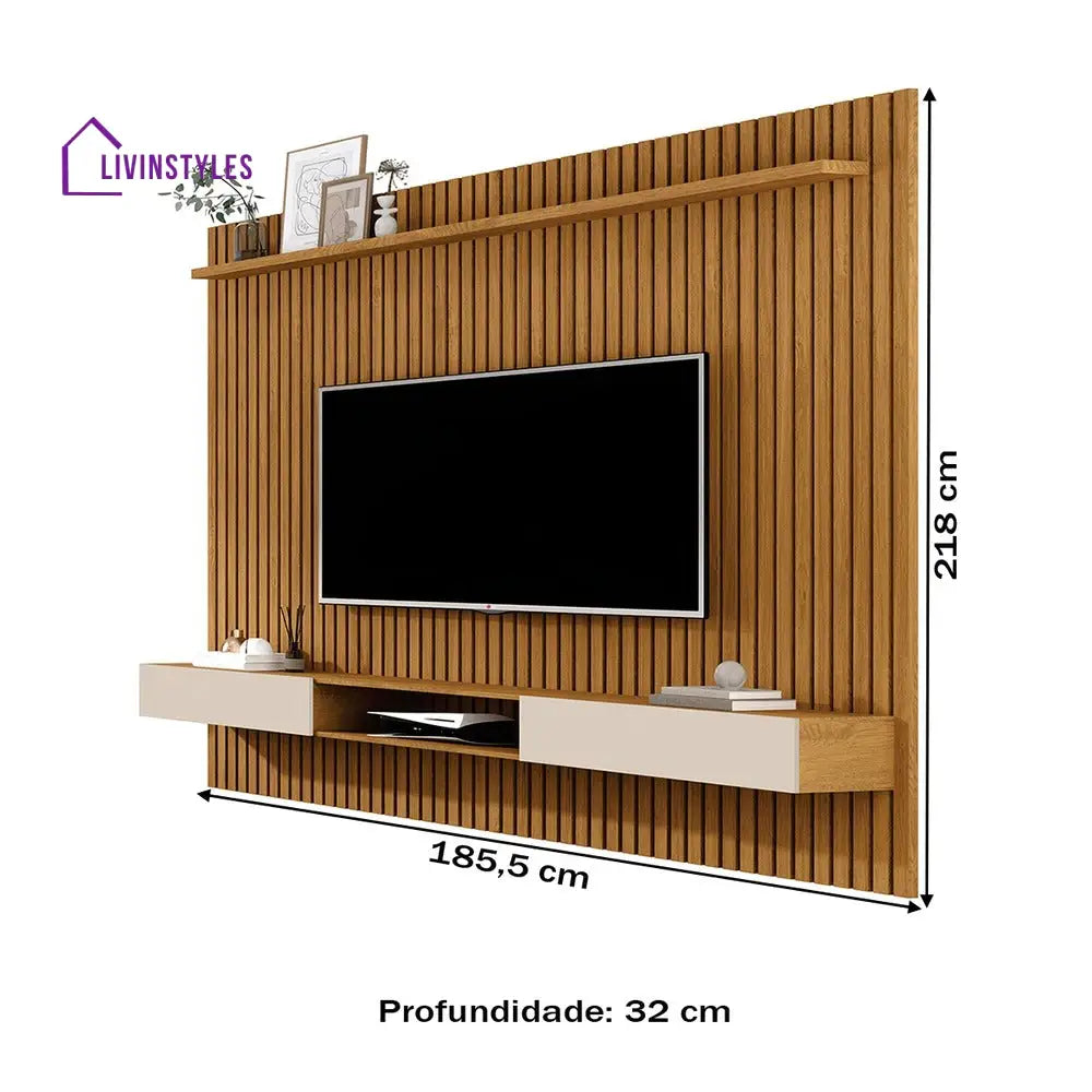 Mira Wall Mounted Tv Unit Stand for Living Room