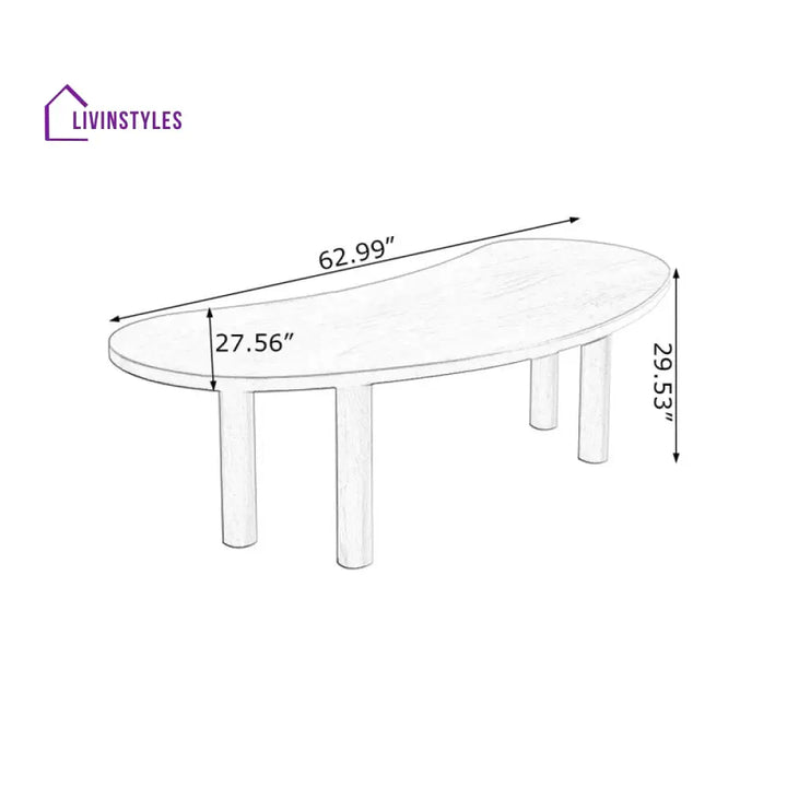 Miroslav Solid Wood Study Table for Students