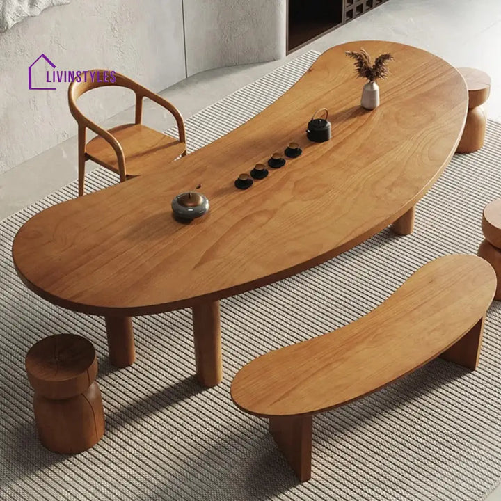 Miroslav Solid Wood Study Table for Students