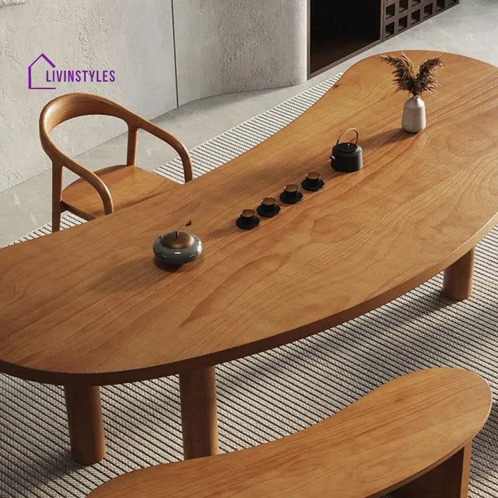 Miroslav Solid Wood Study Table for Students
