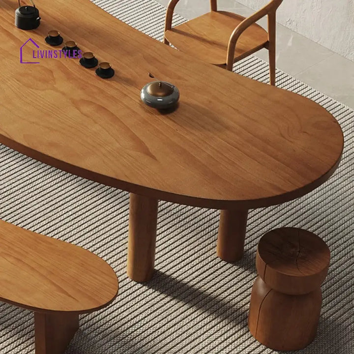 Miroslav Solid Wood Study Table for Students