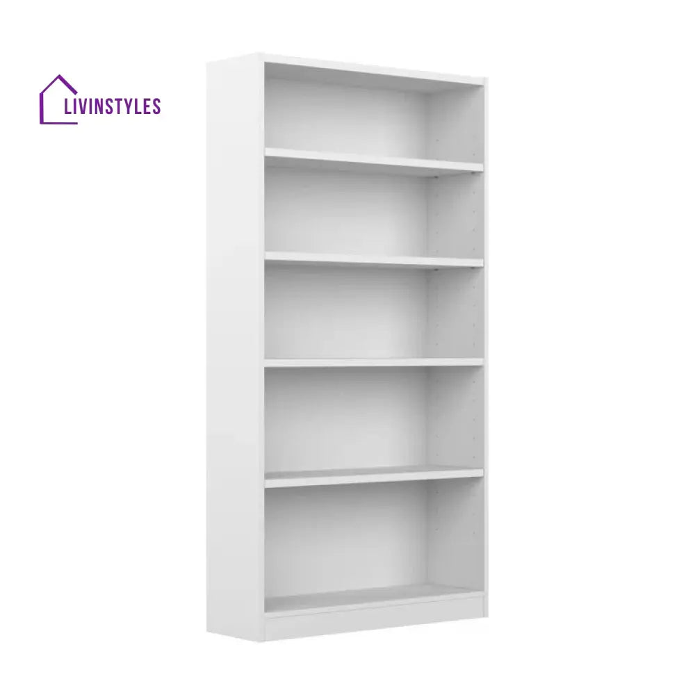 Mirra Engineered Wood Bookshelves | Bookshelf for Living Room | Bedroom | Drawing Room | Study Room