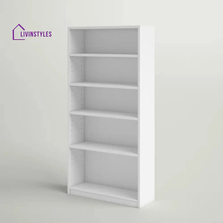 Mirra Engineered Wood Bookshelves | Bookshelf for Living Room | Bedroom | Drawing Room | Study Room