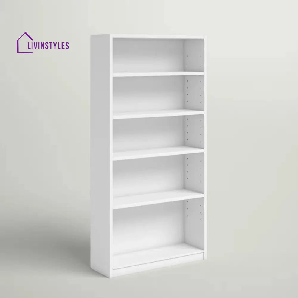 Mirra Engineered Wood Bookshelves | Bookshelf for Living Room | Bedroom | Drawing Room | Study Room