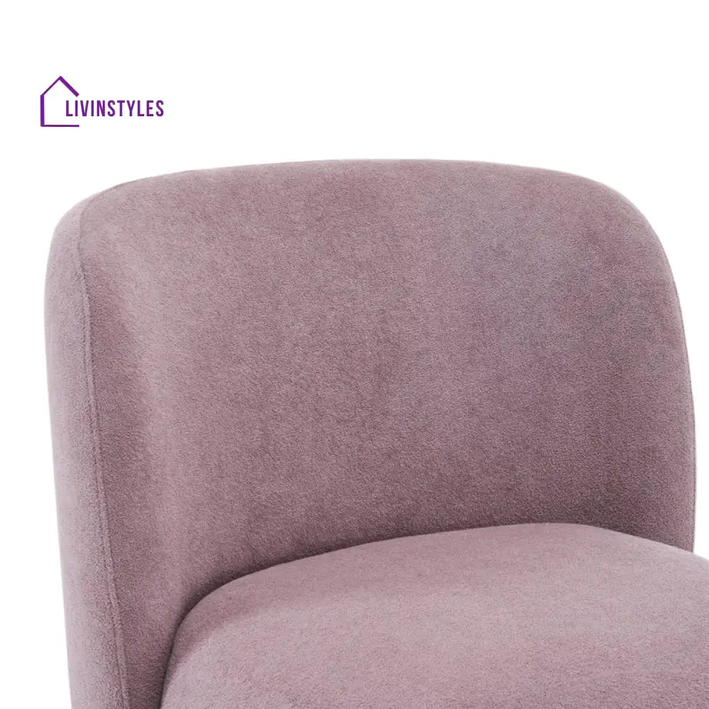 Mishka Solid Wood and Fabric Arm Chair | Living Room Chair | Lounge Chair