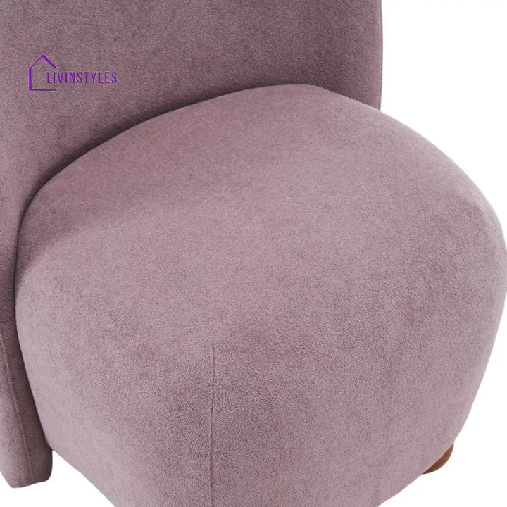 Mishka Solid Wood and Fabric Arm Chair | Living Room Chair | Lounge Chair