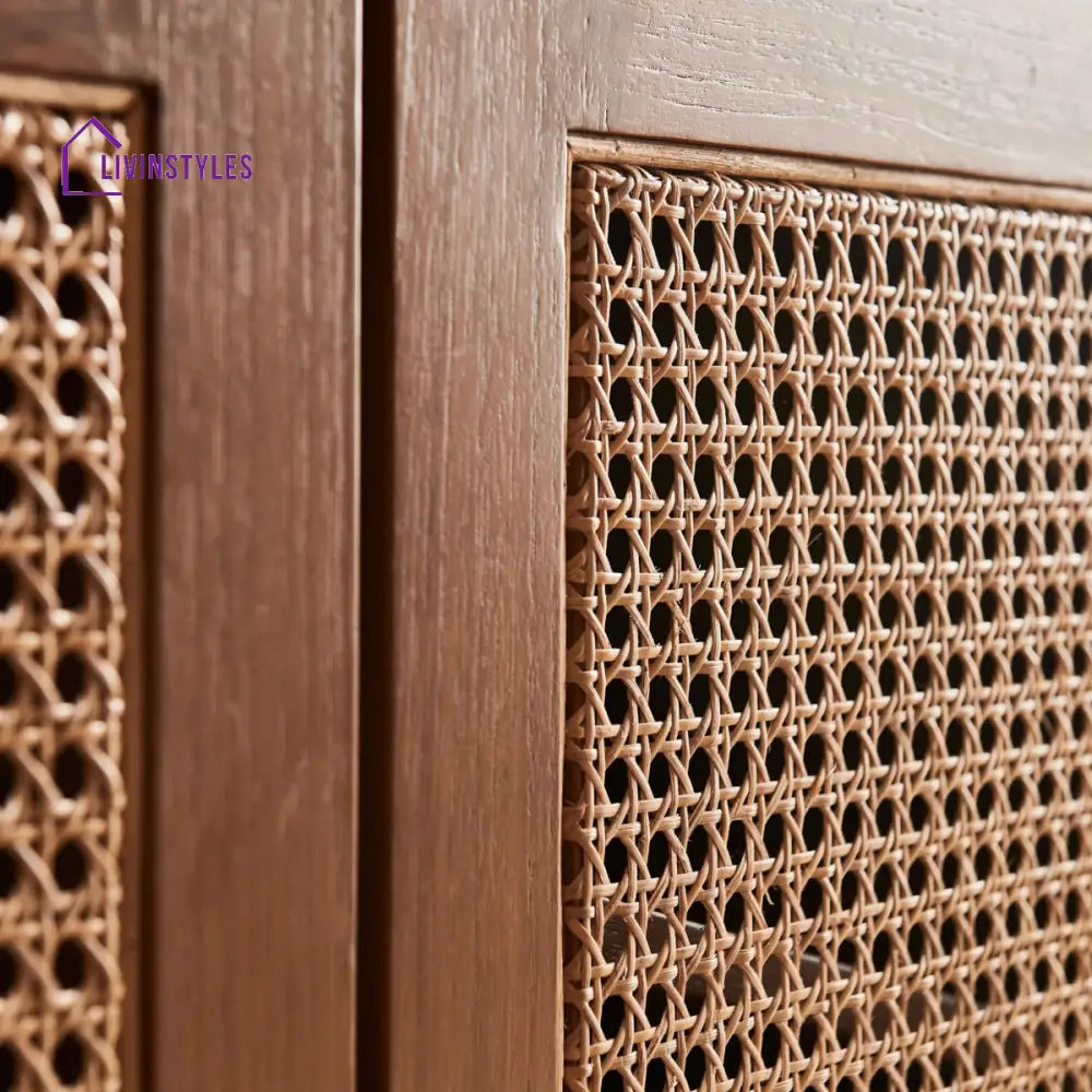 Mishka Teak Wood & Rattan TV Unit TV Unite