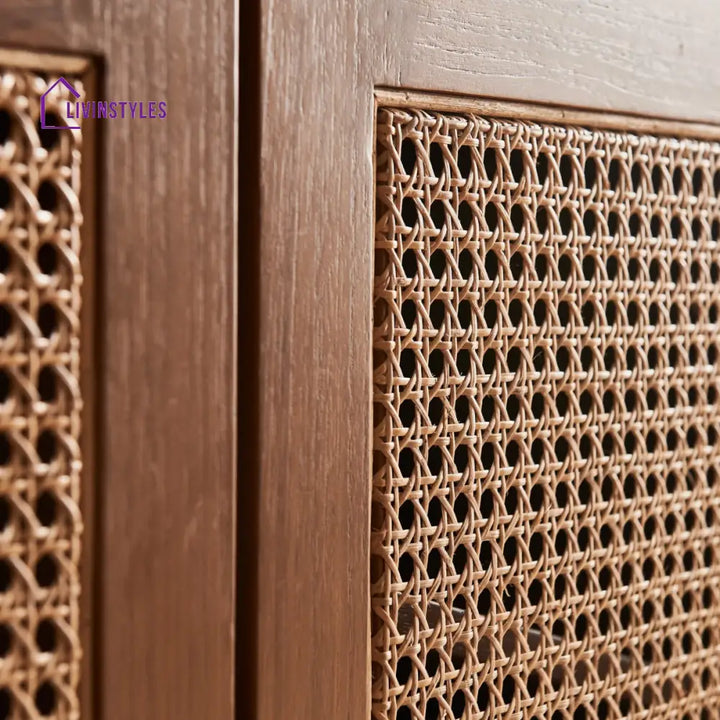 Mishka Teak Wood & Rattan TV Unit TV Unite