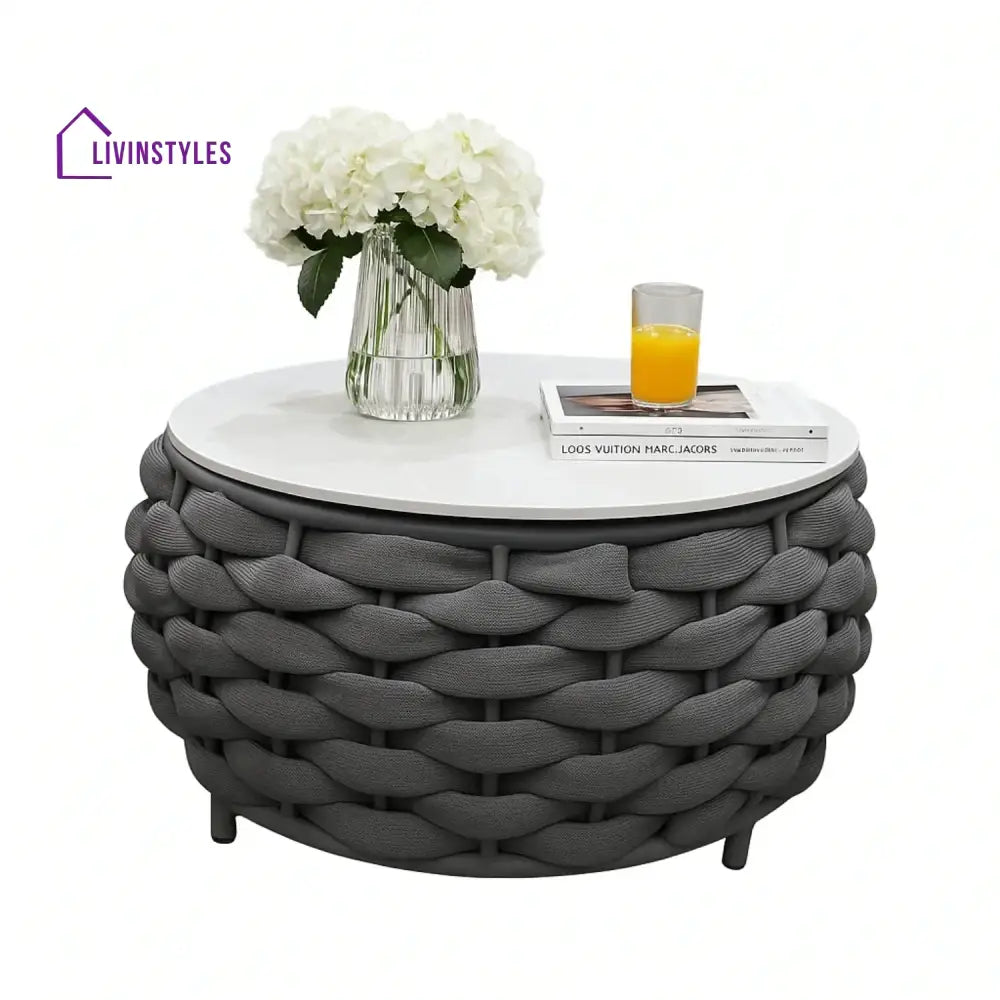Miyako Nest Shape 3-Piece Hand-Woven Rope Patio Set - Patio Set