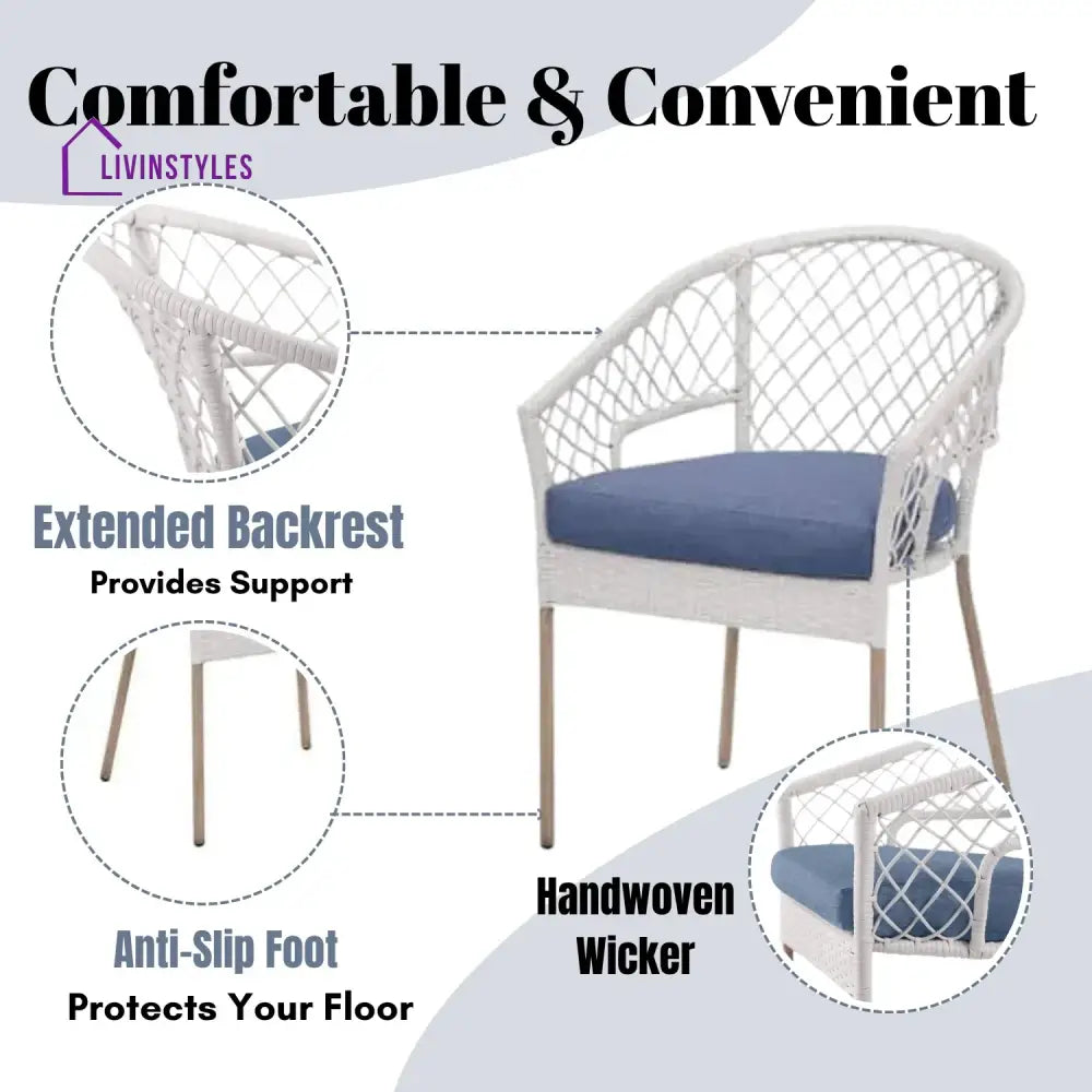 Miyu 3-Piece Outdoor Rattan Wicker Patio Set - Patio Set