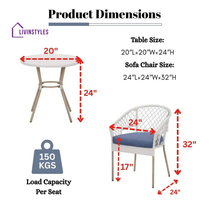 Miyu 3-Piece Outdoor Rattan Wicker Patio Set - Patio Set