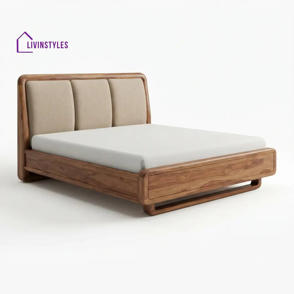 Mmapula Wooden Double Bed | King Size Bed | Queen Size Bed - Bed Without Storage