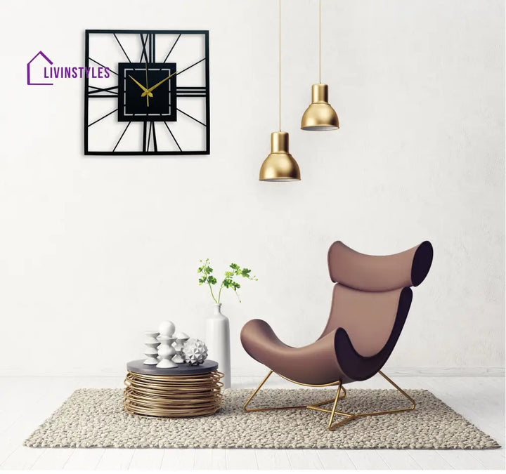 Modern Metal Wall Clock