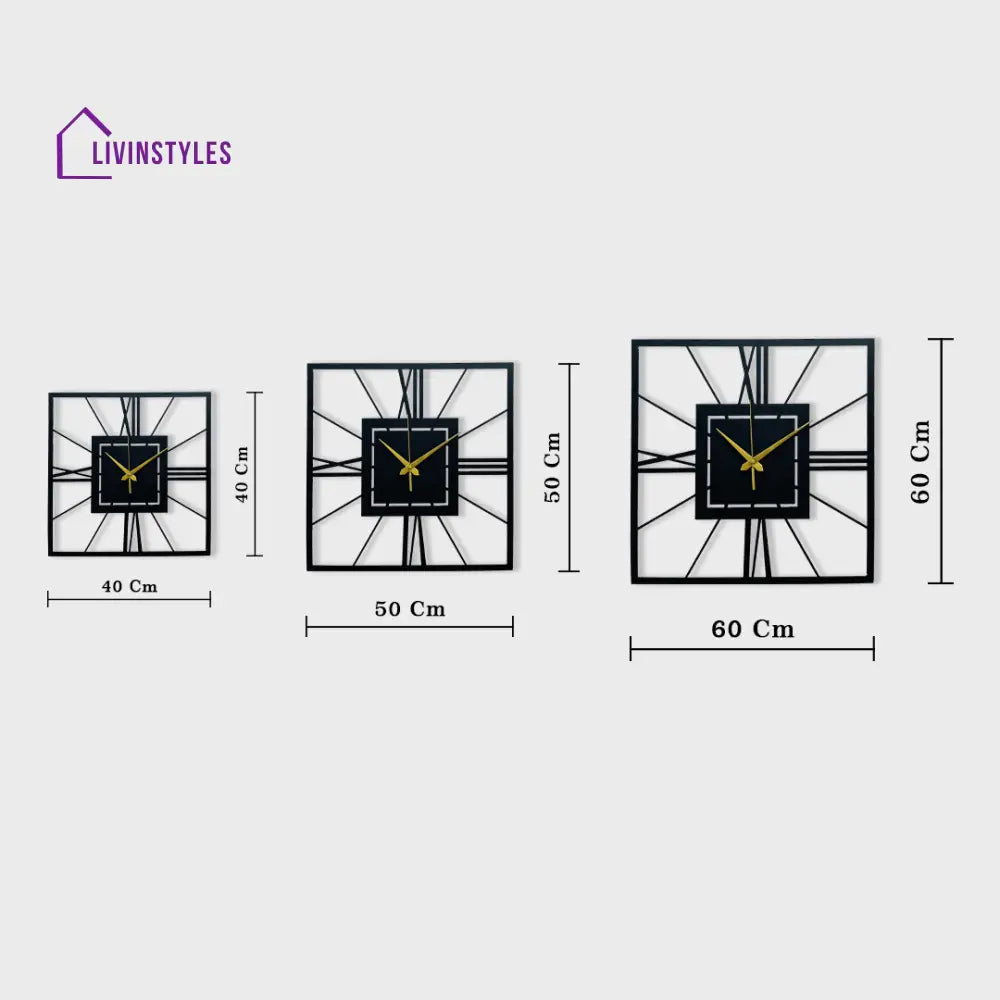 Modern Metal Wall Clock