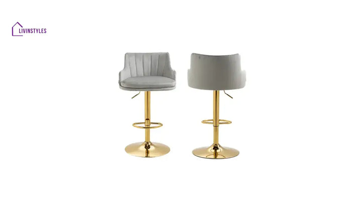 Mohan Grey Color Oliver Bar Stool