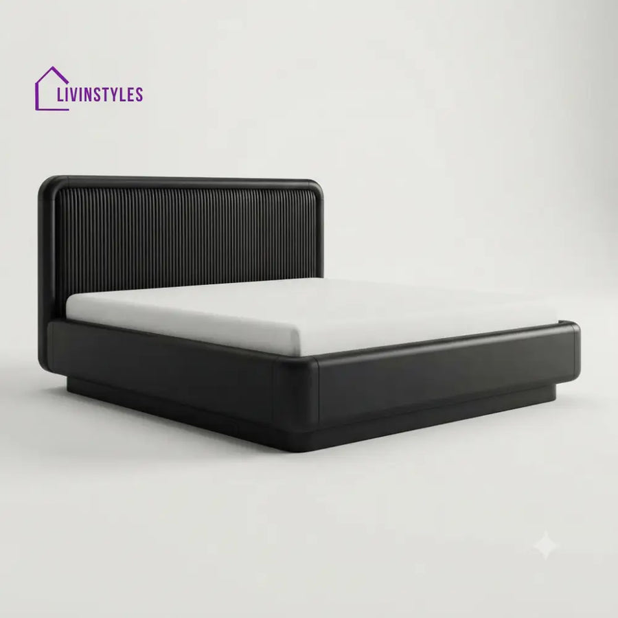 Mohau Wooden Double Bed | King Size Bed | Queen Size Bed - Bed Without Storage