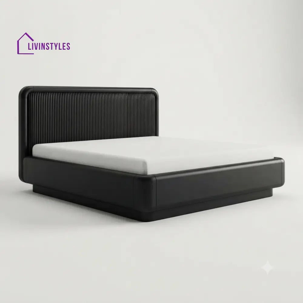 Mohau Wooden Double Bed | King Size Bed | Queen Size Bed - Bed Without Storage