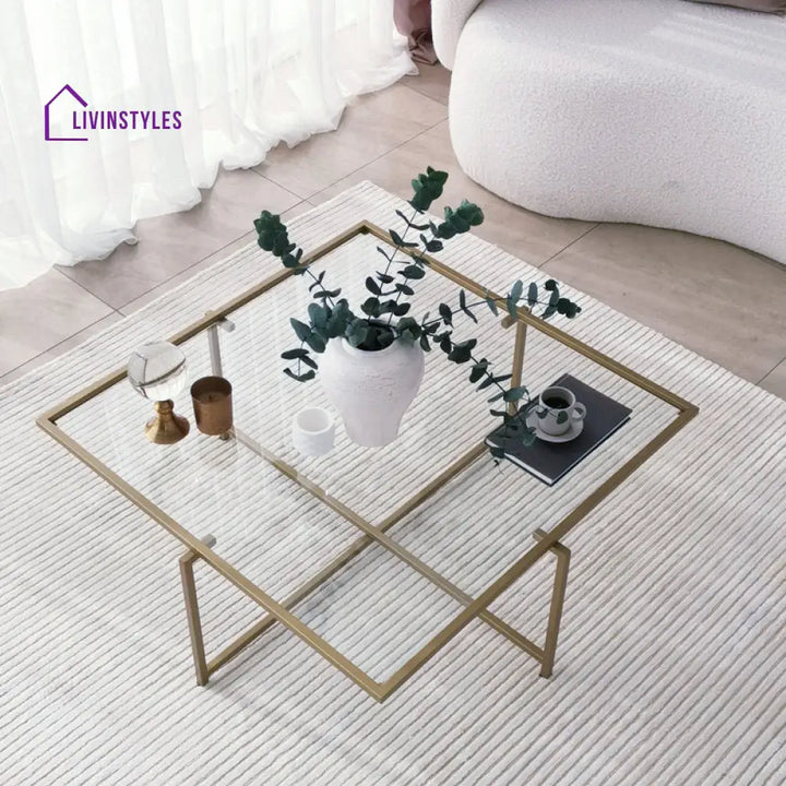 Monarch Metal Coffee Table for Living Room