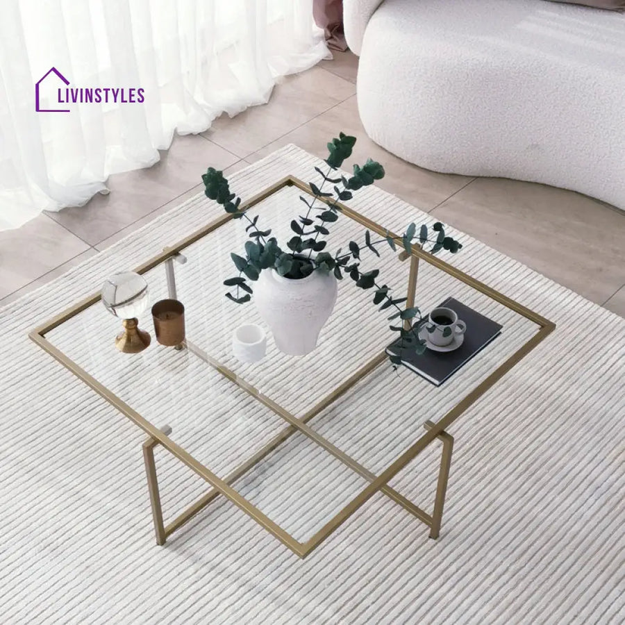 Monarch Metal Coffee Table for Living Room