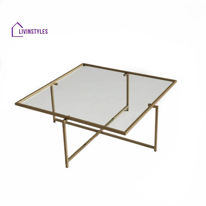 Monarch Metal Coffee Table for Living Room