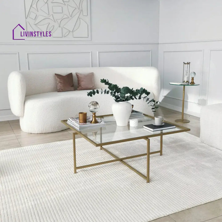 Monarch Metal Coffee Table for Living Room