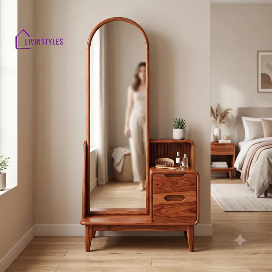 Morgan Premium Solid Wood Dressing Table for Bedroom | New Designer Dressing Unit