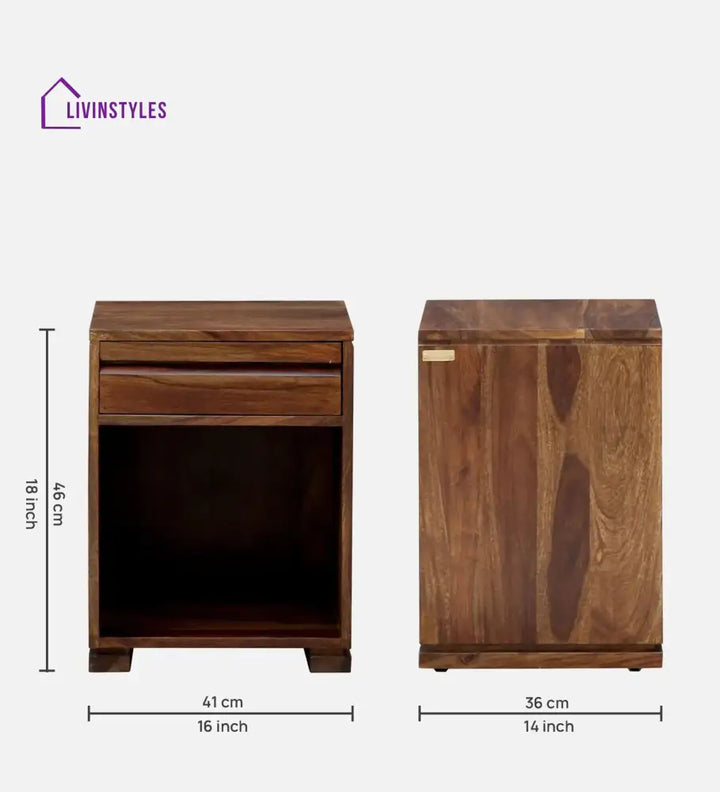 Moscow Solid Wood Nightstand Bedside Table Bedroom Furniture Sets
