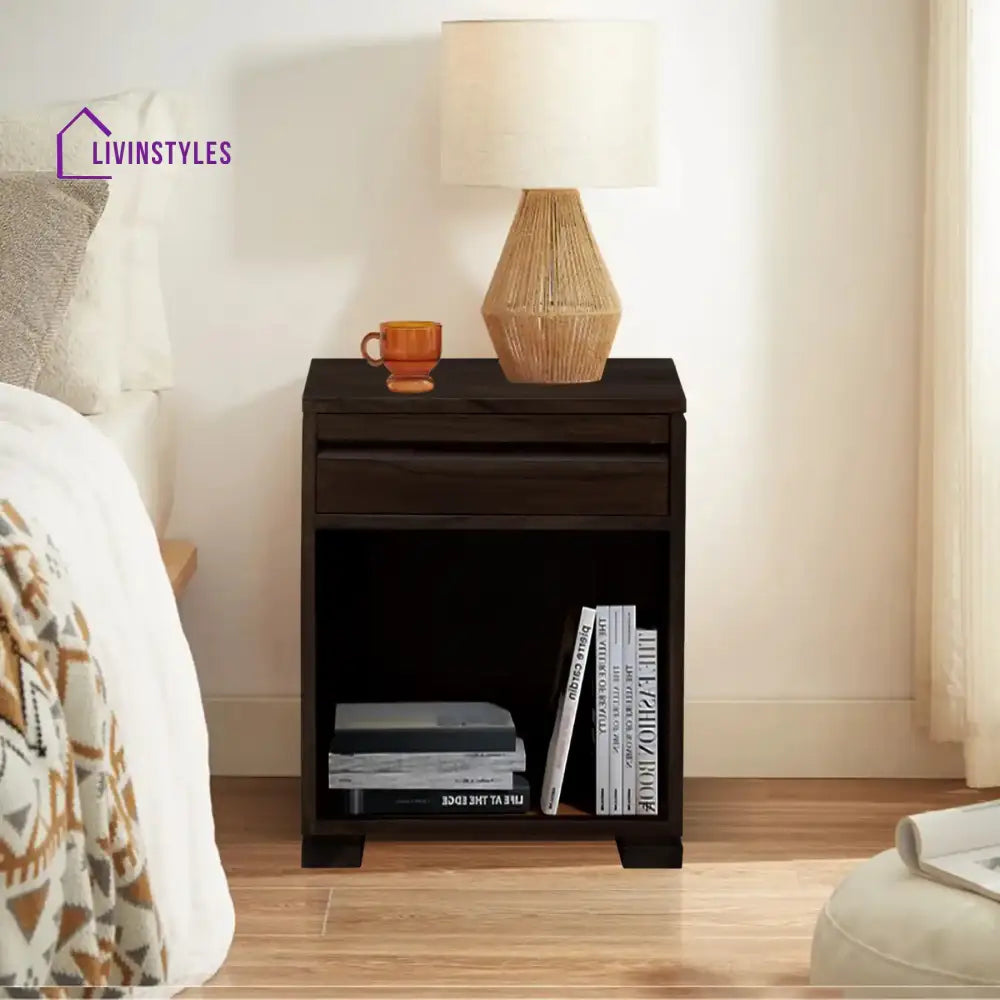 Moscow Solid Wood Nightstand Bedside Table Walnut Bedroom Furniture Sets