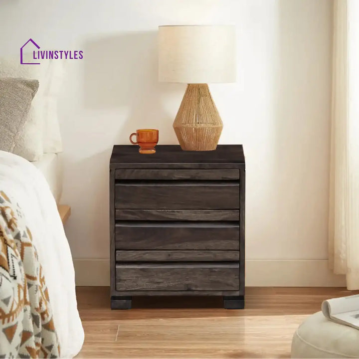 Moscow Traditional Bedside Table with Drawer Walnut Bedroom Furniture Sets