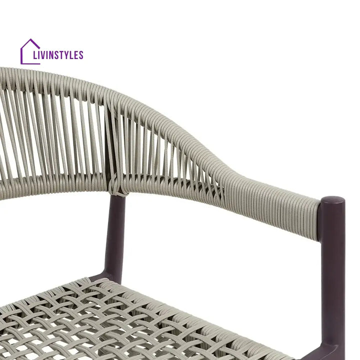 Mrinalini 2-Piece Outdoor Rope Patio Dining Chairs - Dinning Chairs
