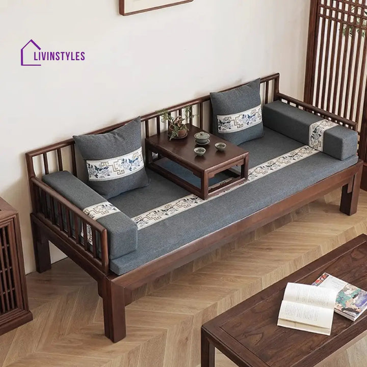 Multifunction Solid Wood Arhat Sofa Bed FURNITURE