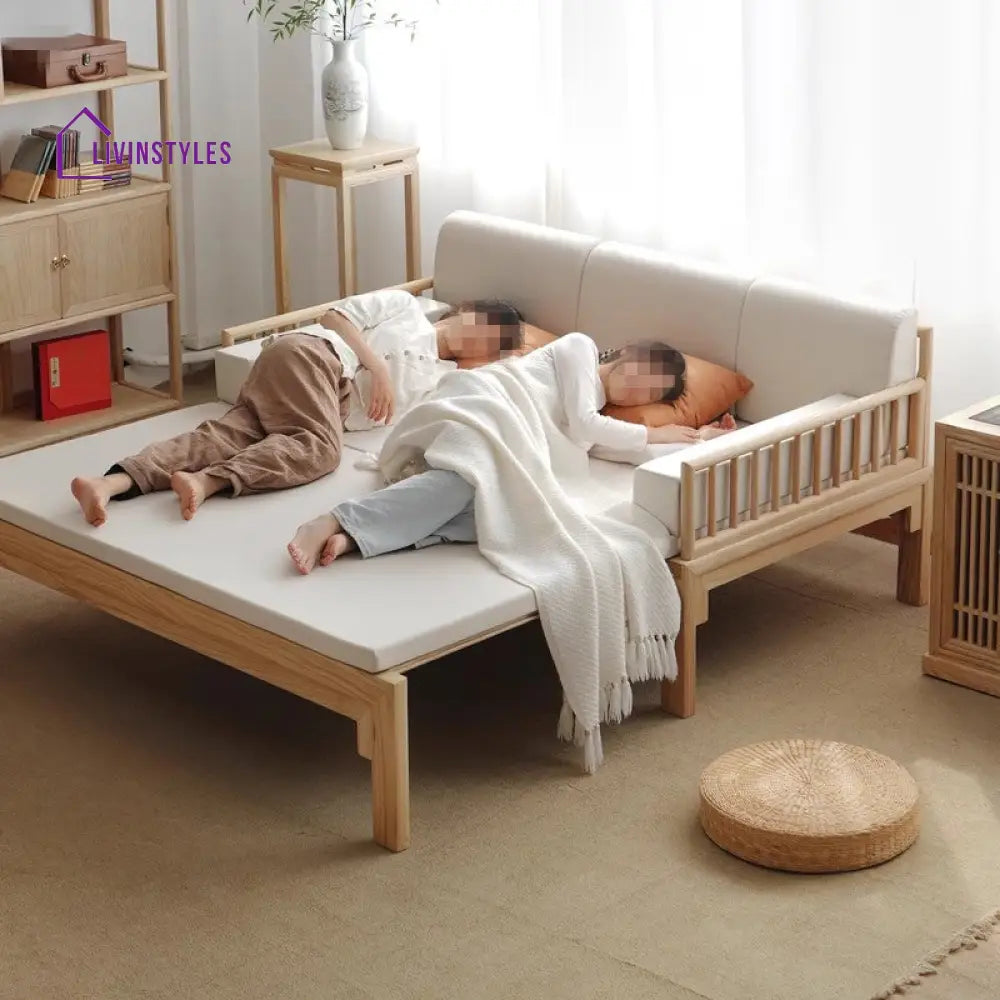 Multifunction Solid Wood Arhat Sofa Bed FURNITURE