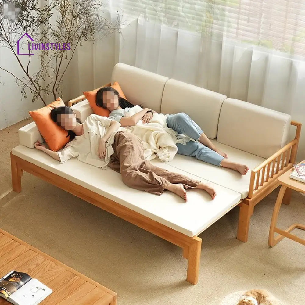 Multifunction Solid Wood Arhat Sofa Bed FURNITURE