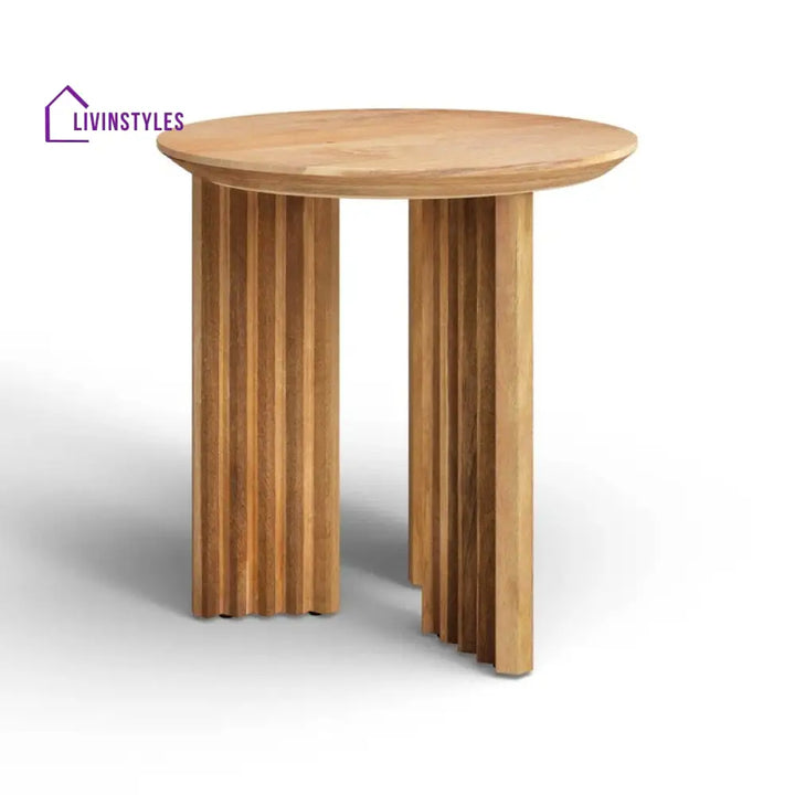 Myra Solid Wood Drink Table | End Table | Side Table for Living Room
