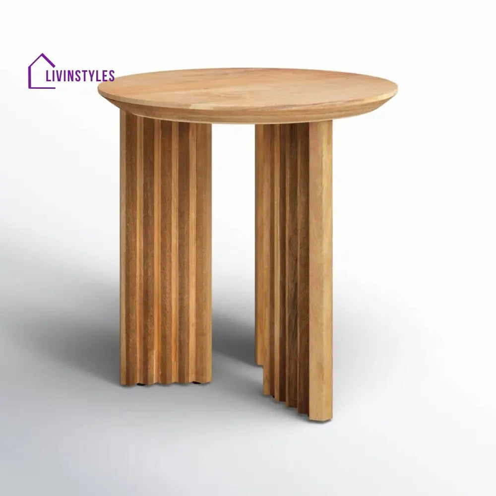 Myra Solid Wood Drink Table | End Table | Side Table for Living Room