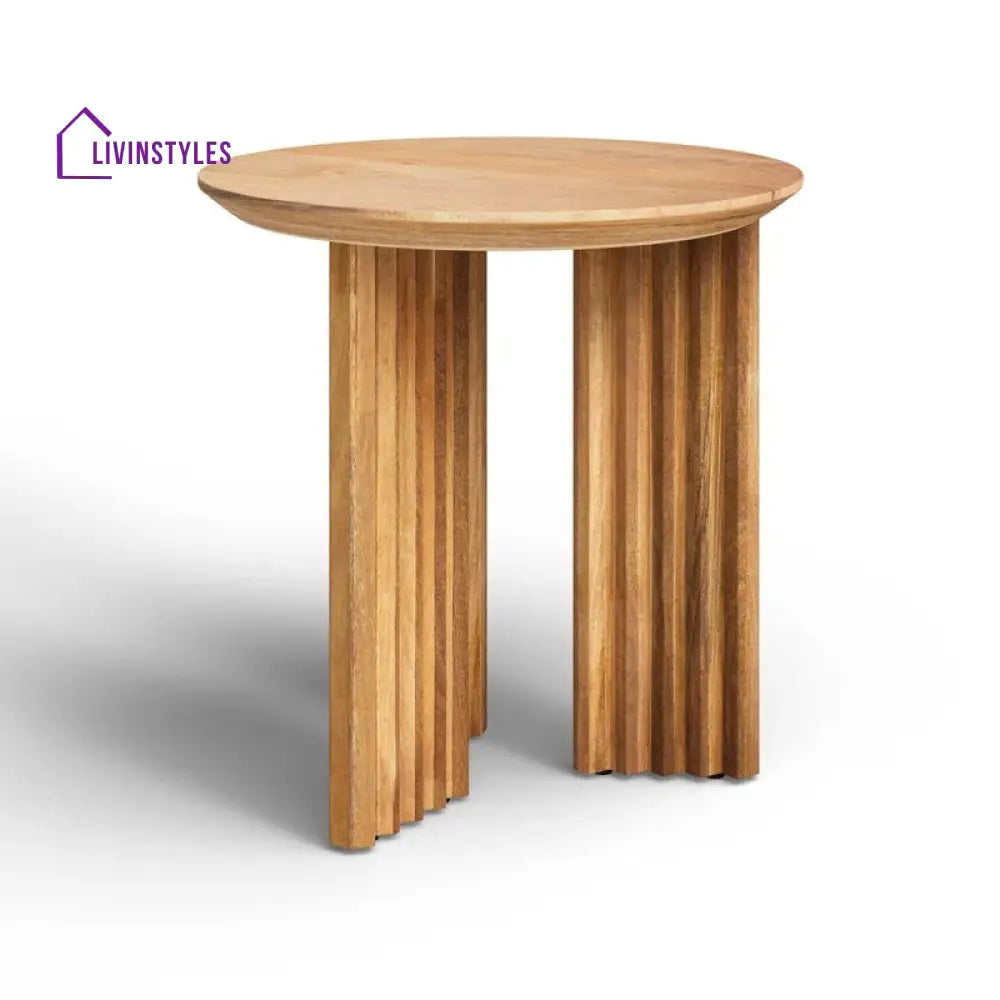 Myra Solid Wood Drink Table | End Table | Side Table for Living Room
